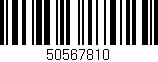 Código de barras (EAN, GTIN, SKU, ISBN): '50567810'