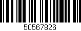 Código de barras (EAN, GTIN, SKU, ISBN): '50567826'