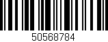 Código de barras (EAN, GTIN, SKU, ISBN): '50568784'