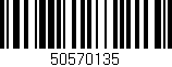 Código de barras (EAN, GTIN, SKU, ISBN): '50570135'