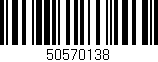 Código de barras (EAN, GTIN, SKU, ISBN): '50570138'