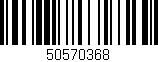 Código de barras (EAN, GTIN, SKU, ISBN): '50570368'