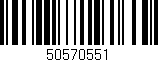 Código de barras (EAN, GTIN, SKU, ISBN): '50570551'