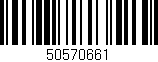 Código de barras (EAN, GTIN, SKU, ISBN): '50570661'