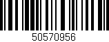 Código de barras (EAN, GTIN, SKU, ISBN): '50570956'