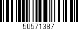 Código de barras (EAN, GTIN, SKU, ISBN): '50571387'