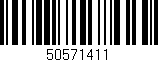 Código de barras (EAN, GTIN, SKU, ISBN): '50571411'