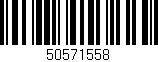 Código de barras (EAN, GTIN, SKU, ISBN): '50571558'