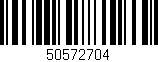 Código de barras (EAN, GTIN, SKU, ISBN): '50572704'