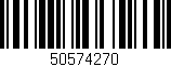 Código de barras (EAN, GTIN, SKU, ISBN): '50574270'