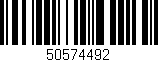 Código de barras (EAN, GTIN, SKU, ISBN): '50574492'