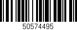 Código de barras (EAN, GTIN, SKU, ISBN): '50574495'