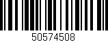 Código de barras (EAN, GTIN, SKU, ISBN): '50574508'