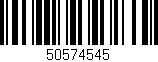 Código de barras (EAN, GTIN, SKU, ISBN): '50574545'
