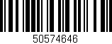 Código de barras (EAN, GTIN, SKU, ISBN): '50574646'