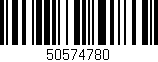 Código de barras (EAN, GTIN, SKU, ISBN): '50574780'