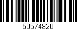 Código de barras (EAN, GTIN, SKU, ISBN): '50574820'