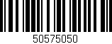 Código de barras (EAN, GTIN, SKU, ISBN): '50575050'