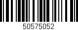 Código de barras (EAN, GTIN, SKU, ISBN): '50575052'