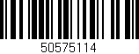Código de barras (EAN, GTIN, SKU, ISBN): '50575114'