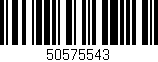 Código de barras (EAN, GTIN, SKU, ISBN): '50575543'