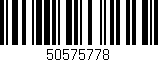 Código de barras (EAN, GTIN, SKU, ISBN): '50575778'