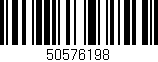 Código de barras (EAN, GTIN, SKU, ISBN): '50576198'