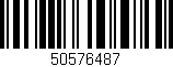 Código de barras (EAN, GTIN, SKU, ISBN): '50576487'