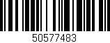 Código de barras (EAN, GTIN, SKU, ISBN): '50577483'