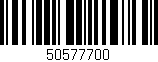 Código de barras (EAN, GTIN, SKU, ISBN): '50577700'