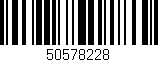 Código de barras (EAN, GTIN, SKU, ISBN): '50578228'