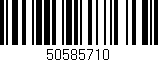 Código de barras (EAN, GTIN, SKU, ISBN): '50585710'
