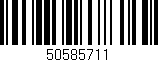 Código de barras (EAN, GTIN, SKU, ISBN): '50585711'