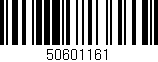 Código de barras (EAN, GTIN, SKU, ISBN): '50601161'