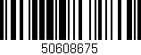 Código de barras (EAN, GTIN, SKU, ISBN): '50608675'