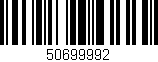 Código de barras (EAN, GTIN, SKU, ISBN): '50699992'