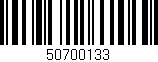 Código de barras (EAN, GTIN, SKU, ISBN): '50700133'