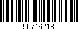 Código de barras (EAN, GTIN, SKU, ISBN): '50716218'
