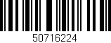 Código de barras (EAN, GTIN, SKU, ISBN): '50716224'