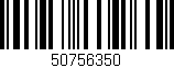 Código de barras (EAN, GTIN, SKU, ISBN): '50756350'