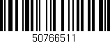 Código de barras (EAN, GTIN, SKU, ISBN): '50766511'