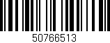 Código de barras (EAN, GTIN, SKU, ISBN): '50766513'