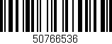 Código de barras (EAN, GTIN, SKU, ISBN): '50766536'