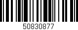 Código de barras (EAN, GTIN, SKU, ISBN): '50830877'