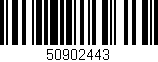 Código de barras (EAN, GTIN, SKU, ISBN): '50902443'