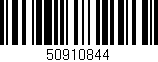 Código de barras (EAN, GTIN, SKU, ISBN): '50910844'