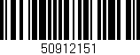 Código de barras (EAN, GTIN, SKU, ISBN): '50912151'