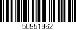 Código de barras (EAN, GTIN, SKU, ISBN): '50951962'