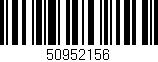 Código de barras (EAN, GTIN, SKU, ISBN): '50952156'