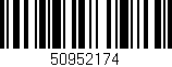 Código de barras (EAN, GTIN, SKU, ISBN): '50952174'